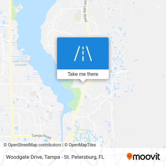 Woodgate Drive map