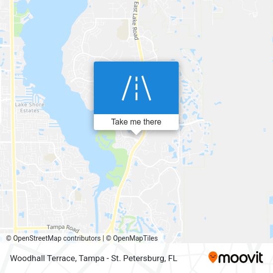 Woodhall Terrace map