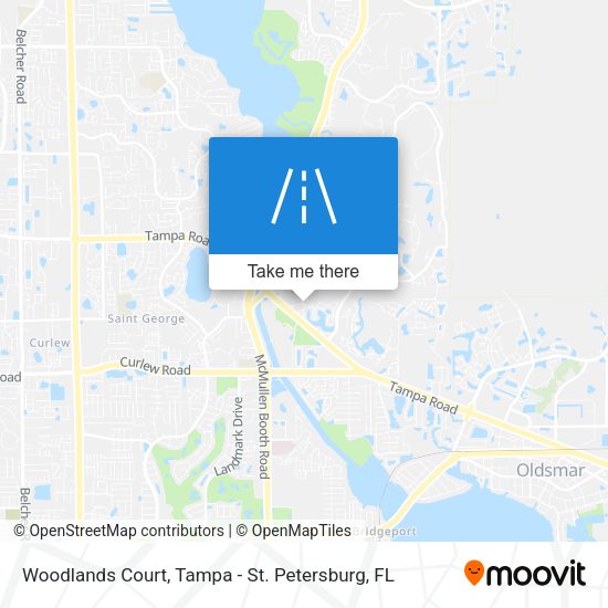 Woodlands Court map