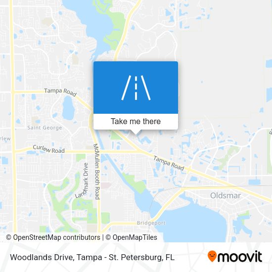 Mapa de Woodlands Drive