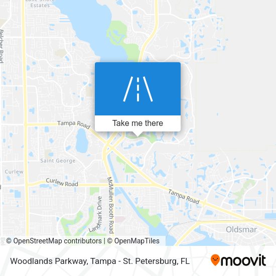 Mapa de Woodlands Parkway