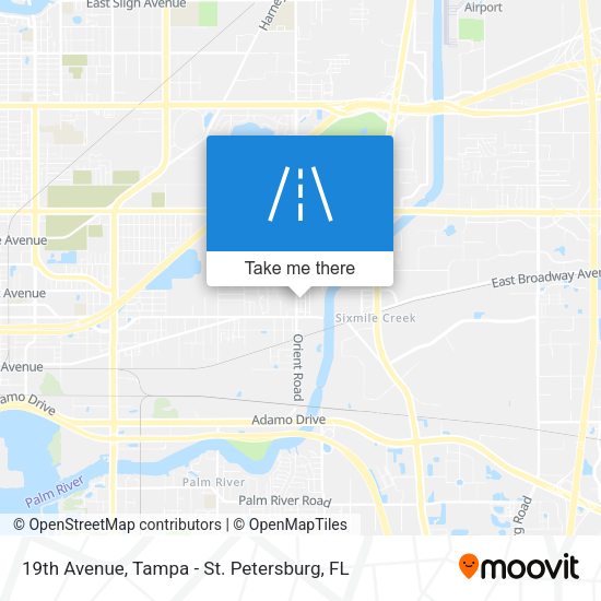 19th Avenue map