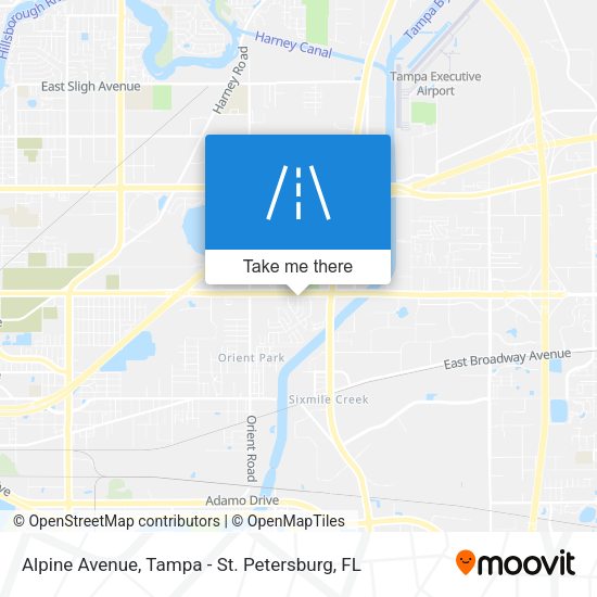 Alpine Avenue map