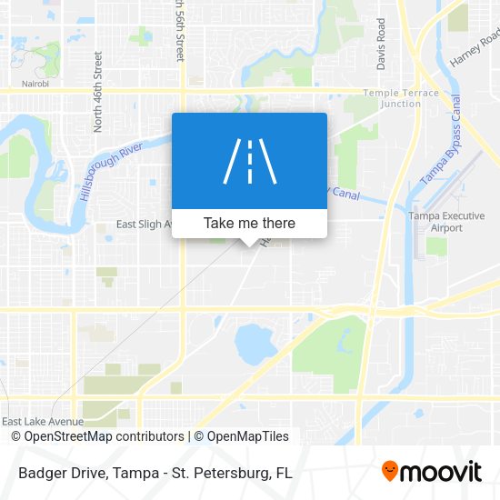 Badger Drive map