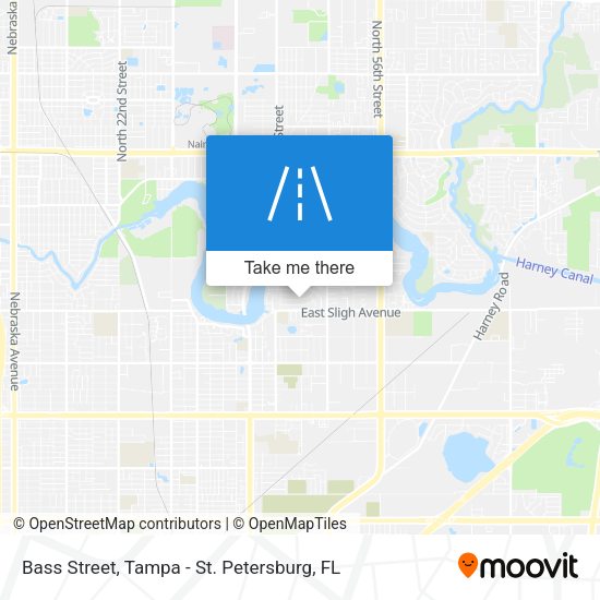 Mapa de Bass Street