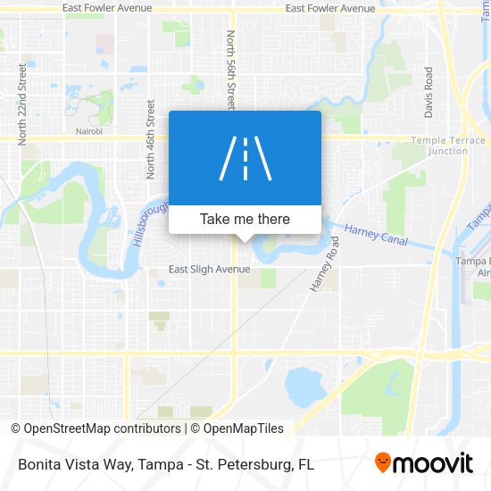 Bonita Vista Way map