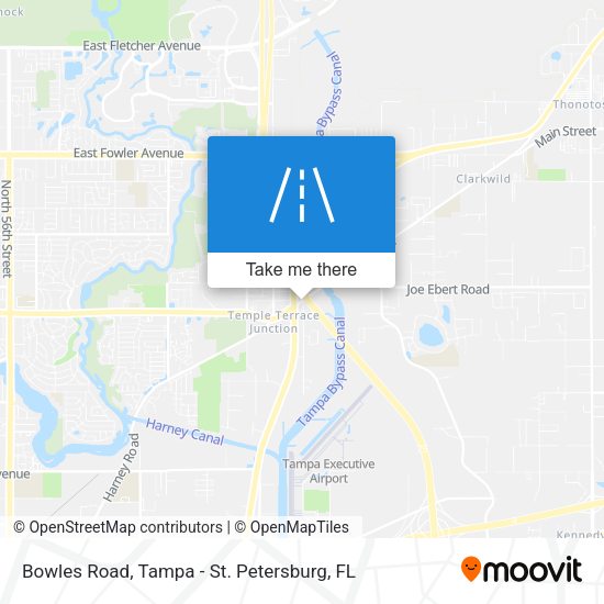 Bowles Road map