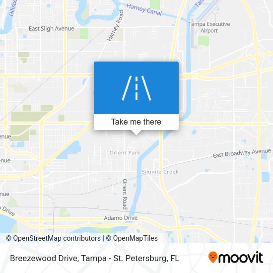 Mapa de Breezewood Drive