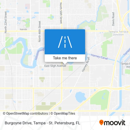 Burgoyne Drive map