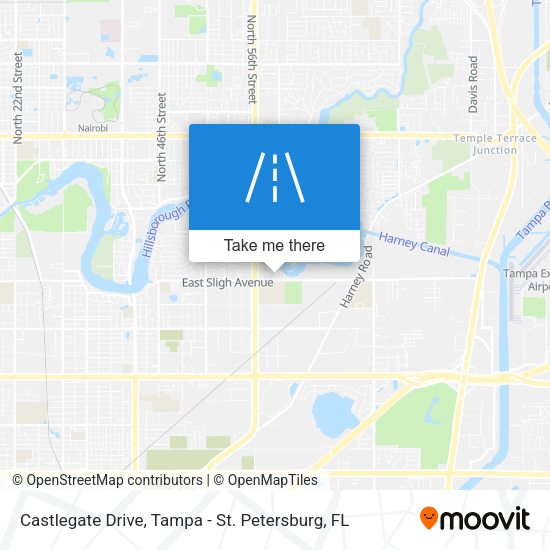 Castlegate Drive map