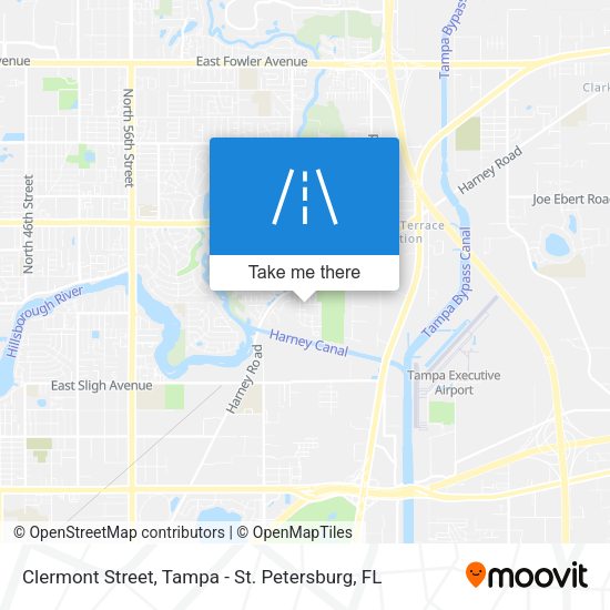 Clermont Street map