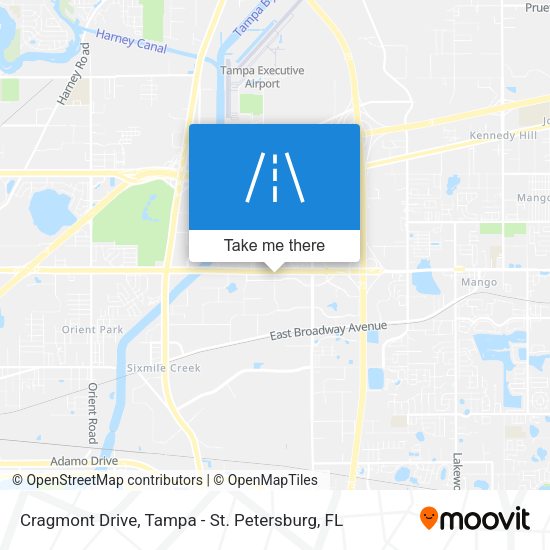 Cragmont Drive map