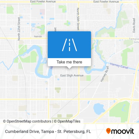 Mapa de Cumberland Drive