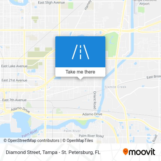 Diamond Street map