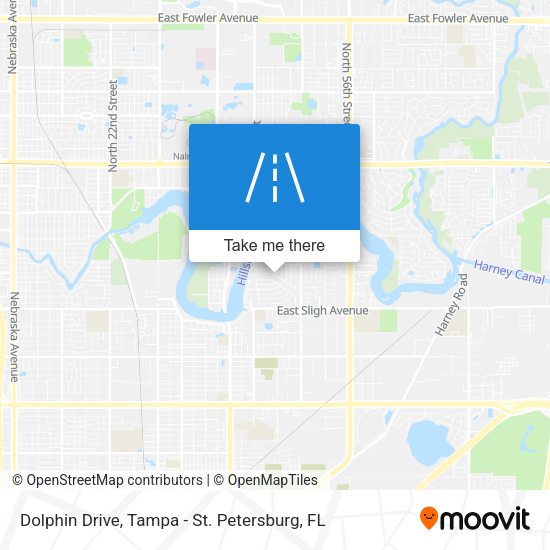 Dolphin Drive map
