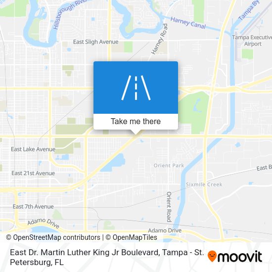 East Dr. Martin Luther King Jr Boulevard map