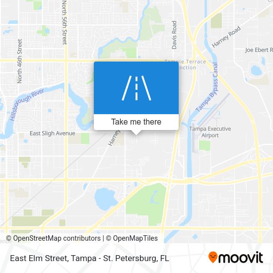 East Elm Street map