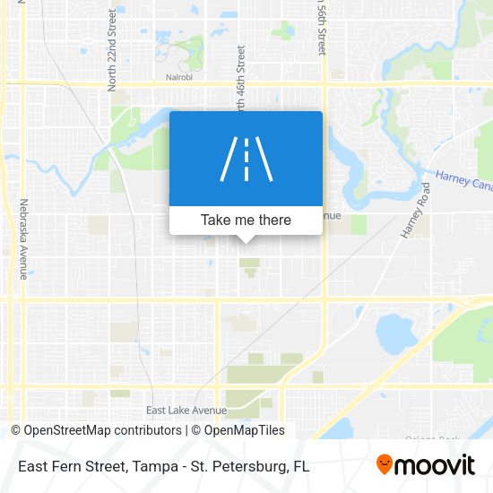 East Fern Street map