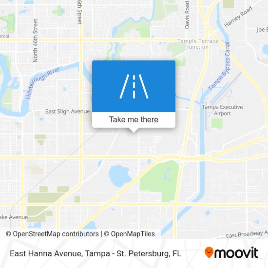Mapa de East Hanna Avenue