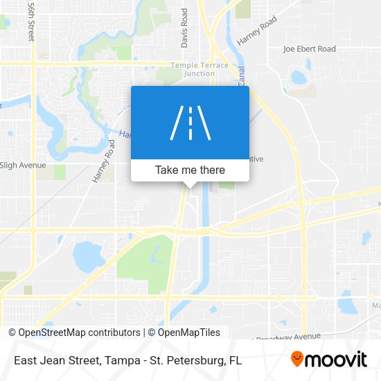 Mapa de East Jean Street