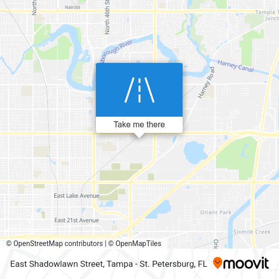 East Shadowlawn Street map