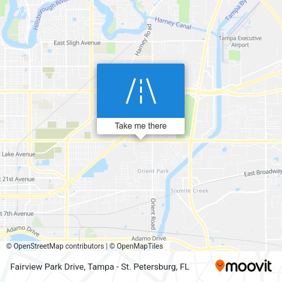 Fairview Park Drive map