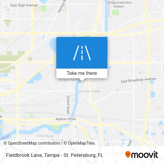 Fieldbrook Lane map
