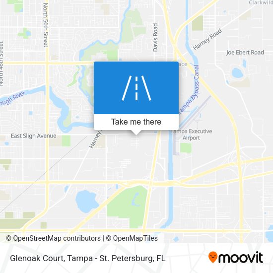 Glenoak Court map