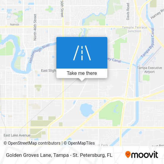 Mapa de Golden Groves Lane