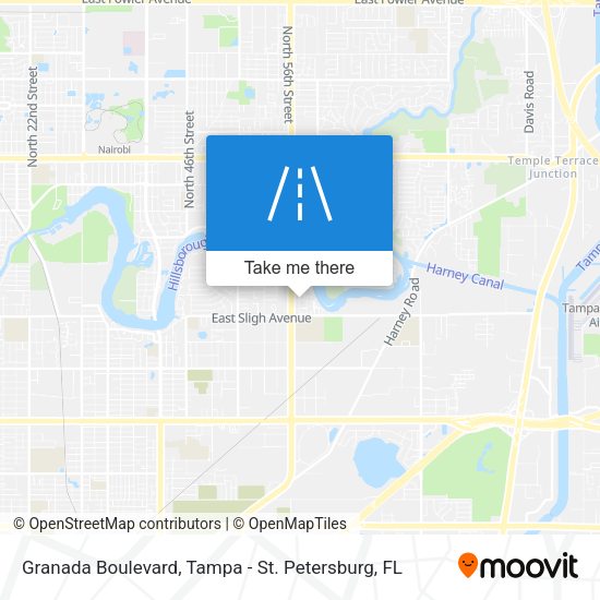 Granada Boulevard map