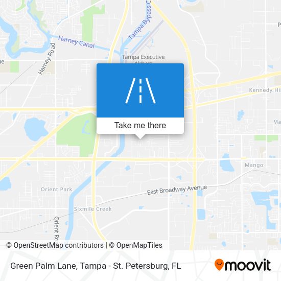 Mapa de Green Palm Lane