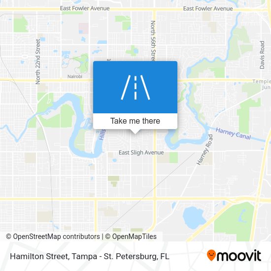 Mapa de Hamilton Street