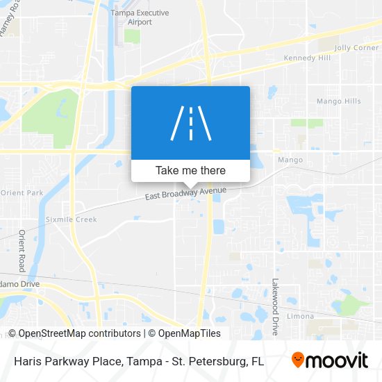 Mapa de Haris Parkway Place