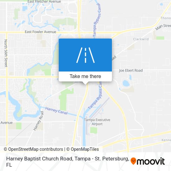 Harney Baptist Church Road map