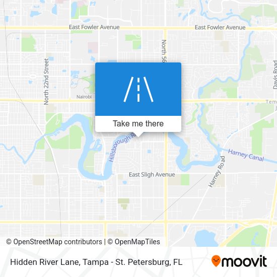 Mapa de Hidden River Lane