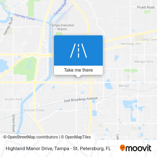 Highland Manor Drive map