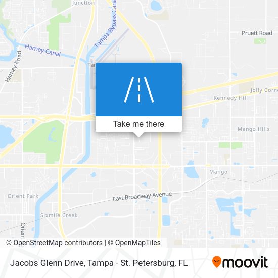 Mapa de Jacobs Glenn Drive