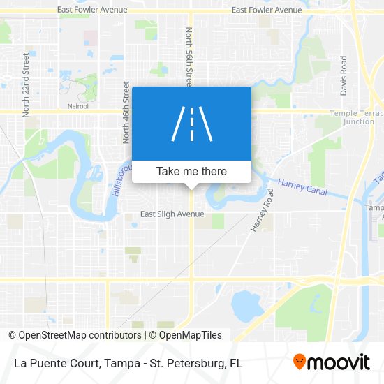 La Puente Court map