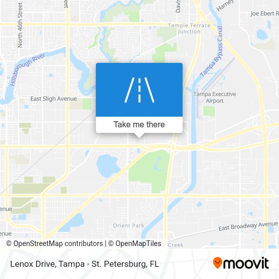 Mapa de Lenox Drive
