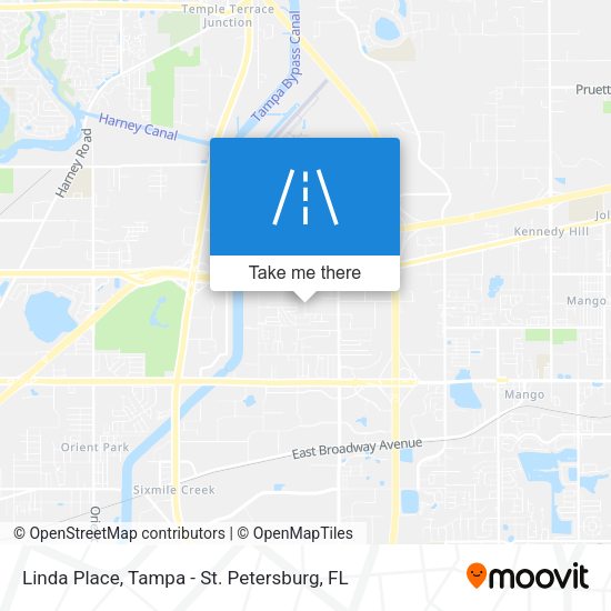 Linda Place map