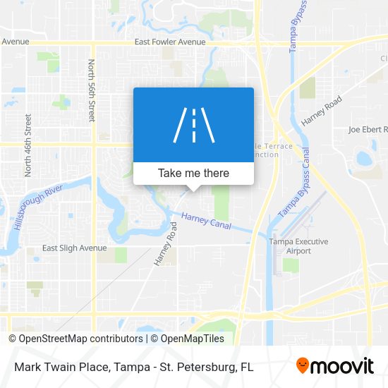 Mapa de Mark Twain Place