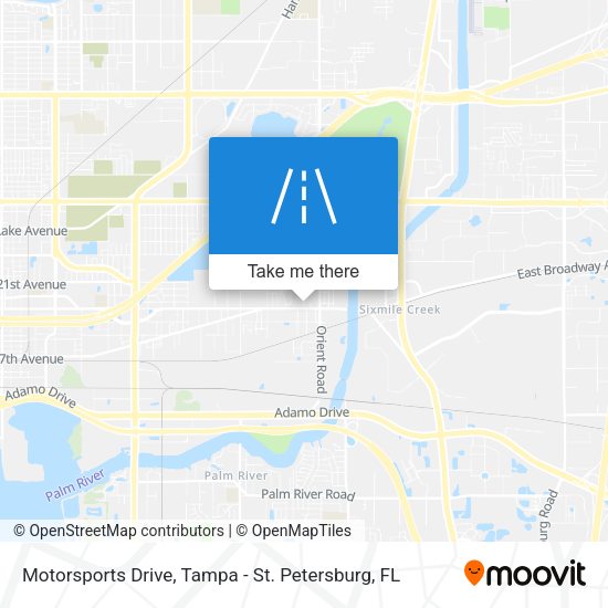 Mapa de Motorsports Drive