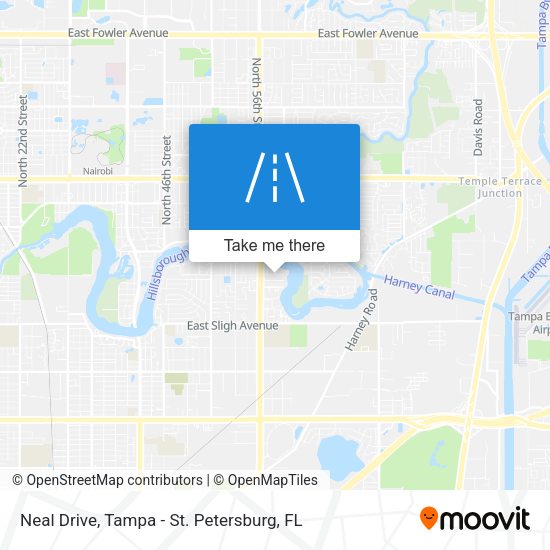 Neal Drive map