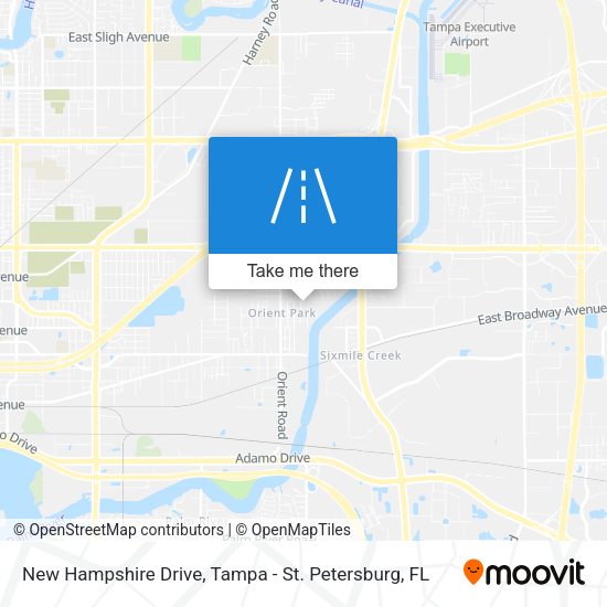 Mapa de New Hampshire Drive