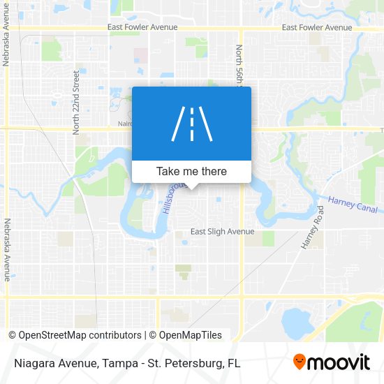 Niagara Avenue map