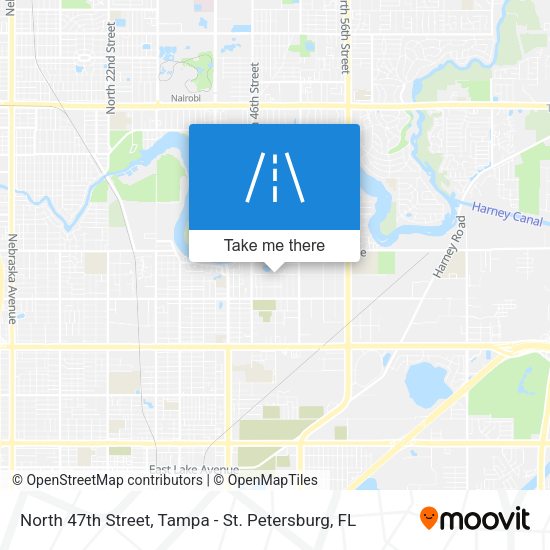Mapa de North 47th Street