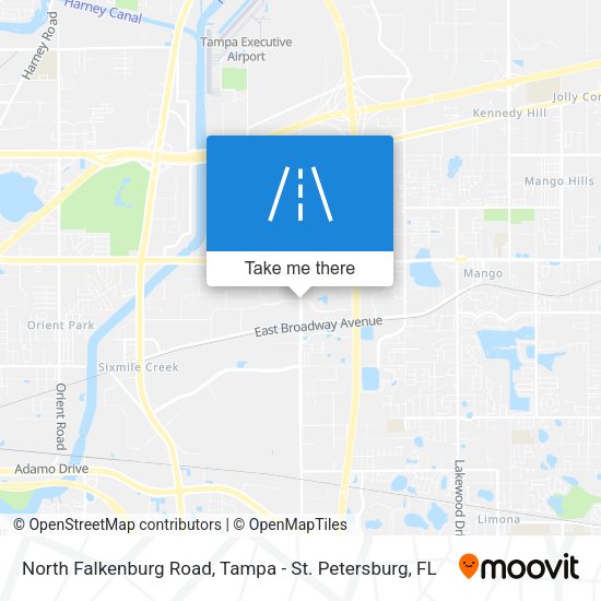 Mapa de North Falkenburg Road