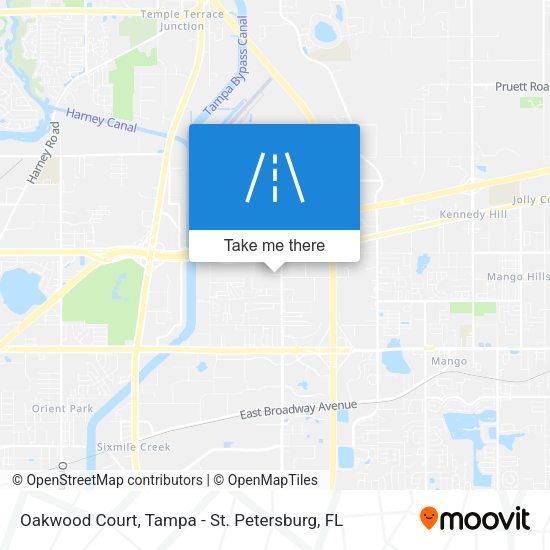 Oakwood Court map