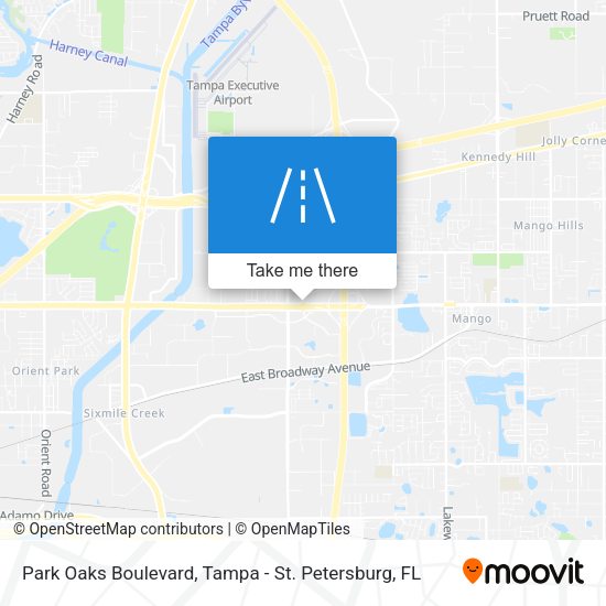 Park Oaks Boulevard map