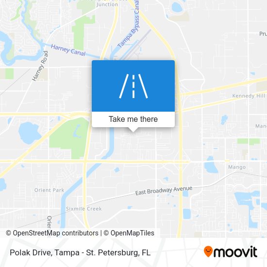 Polak Drive map